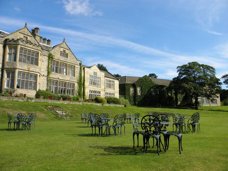 Hollins Hall Hotel Garden Seating