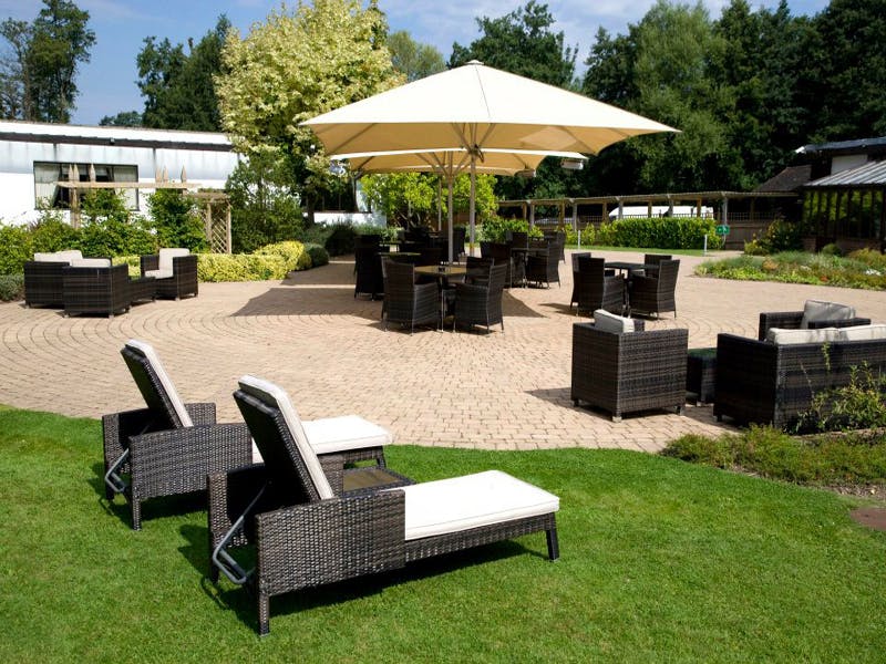 Chakra Spa at Crowne Plaza Felbridge Gatwick Outdoor Loungers