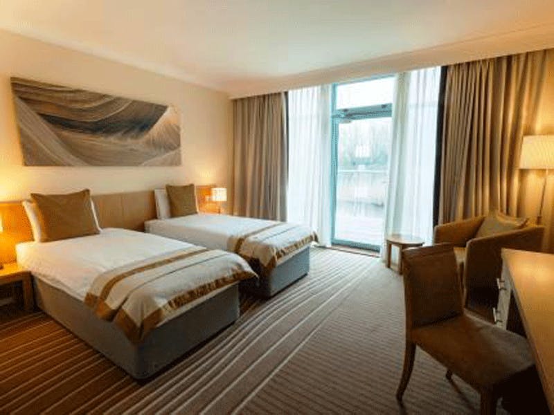 De Vere Cotswold Water Park Twin Bedroom