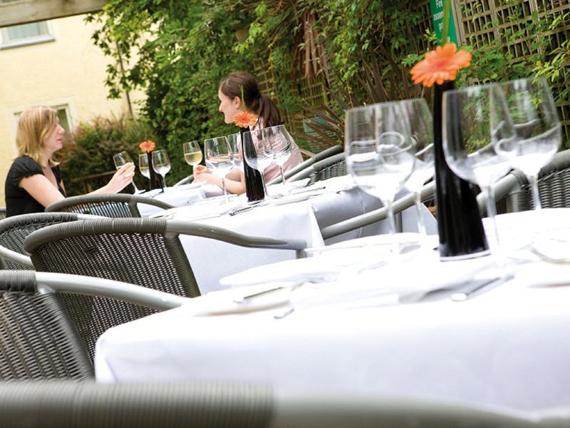 Cottons Hotel Outdoor Dining Area