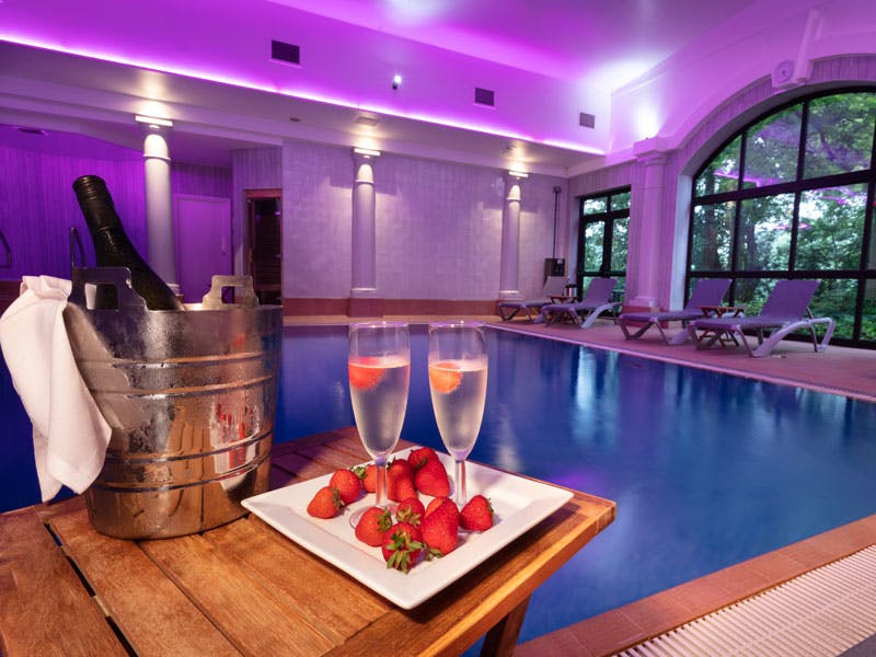 Crabwall Manor and Spa Poolside Strawberries & Champagne