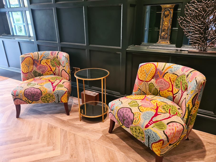 Down Hall Hotel & Spa Chairs in Lobby