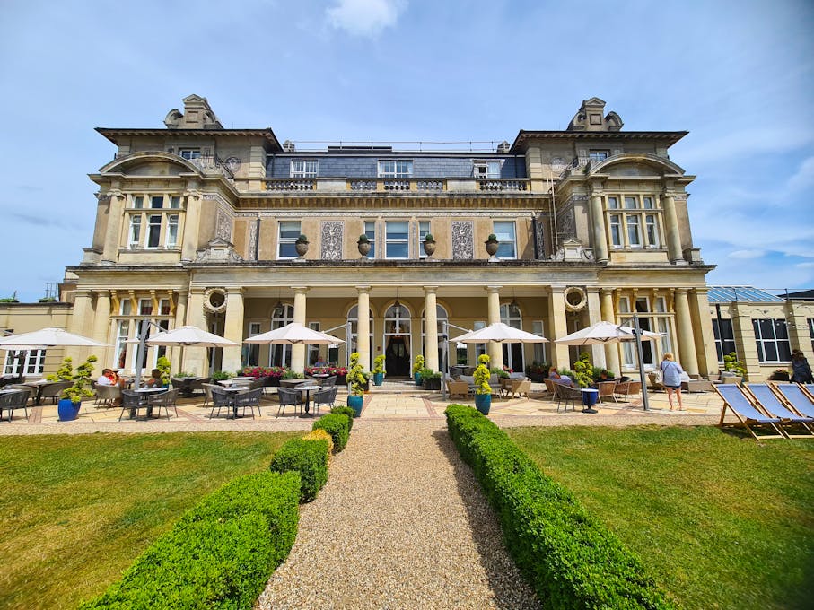 Down Hall Hotel & Spa Rear Terrace