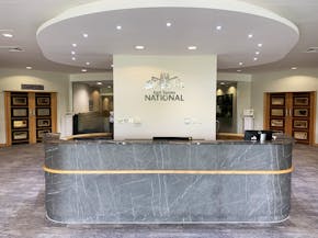 East Sussex National Hotel Reception Desk