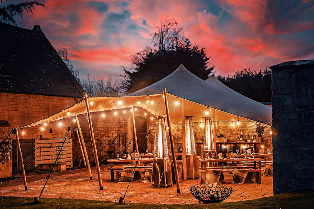 Ellenborough Park Outdoor Area with Heaters