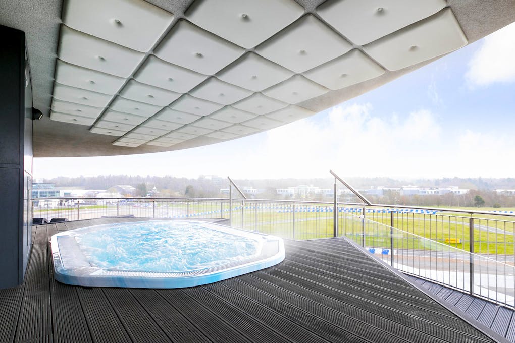 Brooklands Hotel and Spa Outdoor Hot Tub View