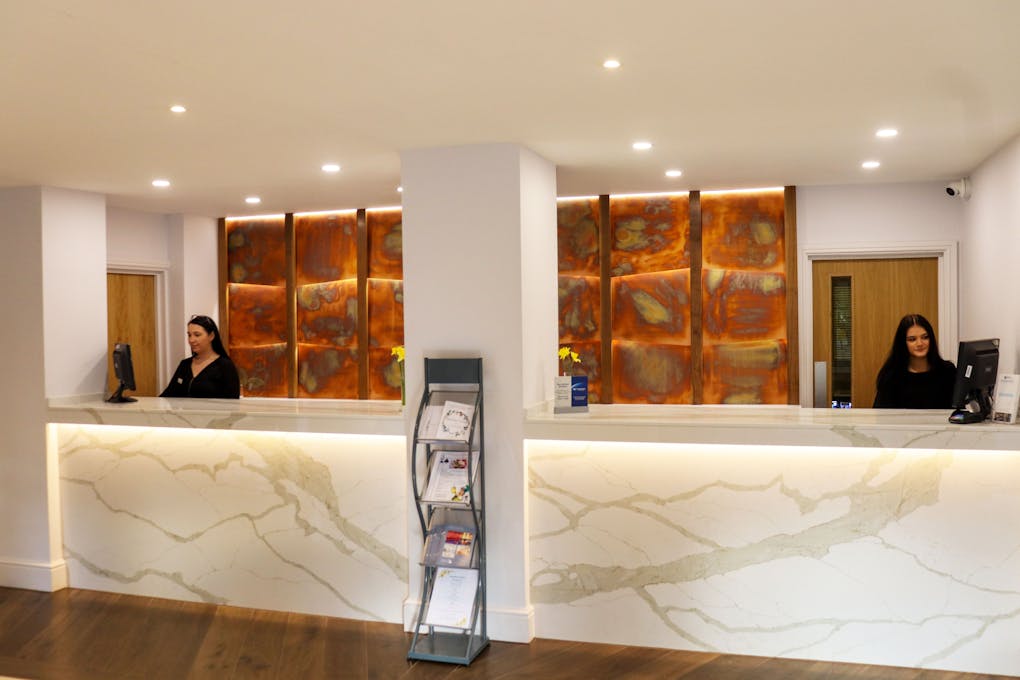 Best Western Heronston Hotel & Spa Reception Desk