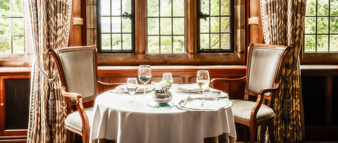 Mallory Court Hotel Table Setting