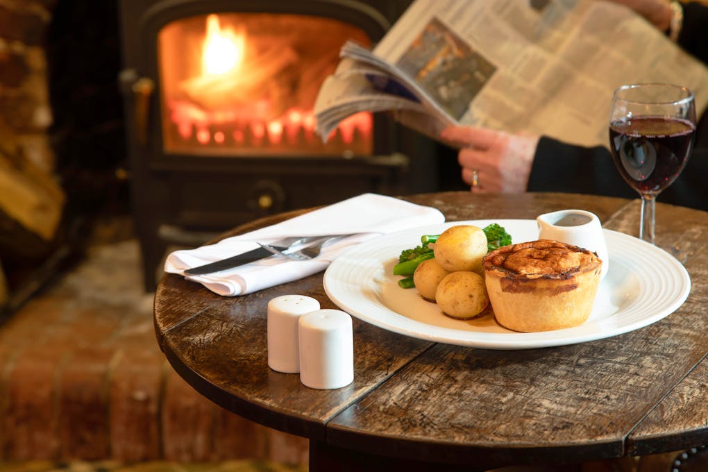 Malvern View Spa at Bank House Hotel Dinner by the Fire