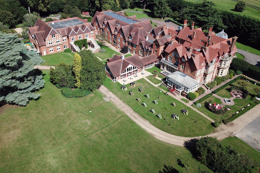 Pendley Manor Hotel Aerial