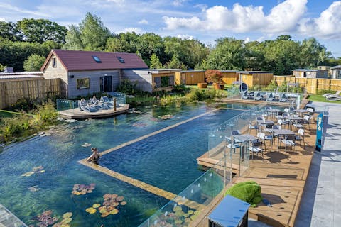 Yorkshire Spa Retreat Natural Pond