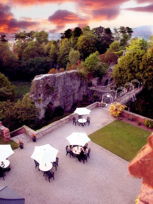 Ruthin Castle Terrace and Grounds