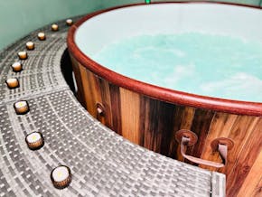 The Skin Co. Spa Hot Tub up close