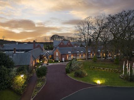Delta Hotels by Marriott Worsley Park Country Club Exterior at Night