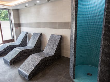 Frensham Pond Country House Hotel and Spa Loungers and Shower